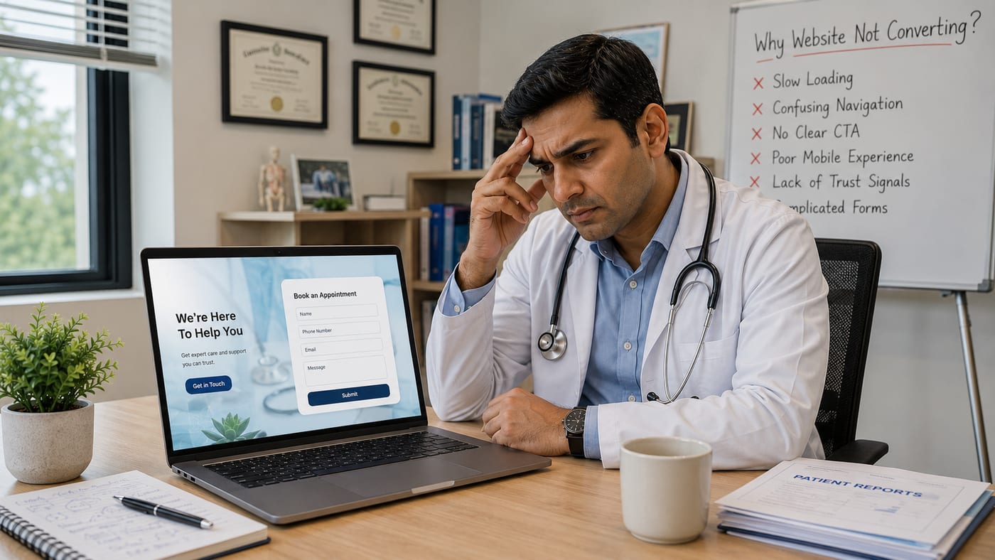 Why Your Clinic Website Is Not Converting